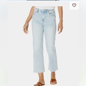 NEW Blank NYC The Baxter Ribcage Straight Leg Wash Back Off Jeans size 26